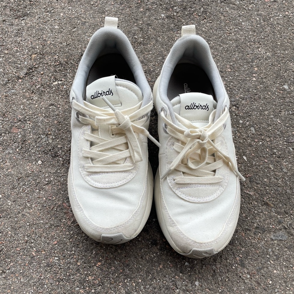 Allbirds, Men’s Couriers, Sneakers, White, size 8